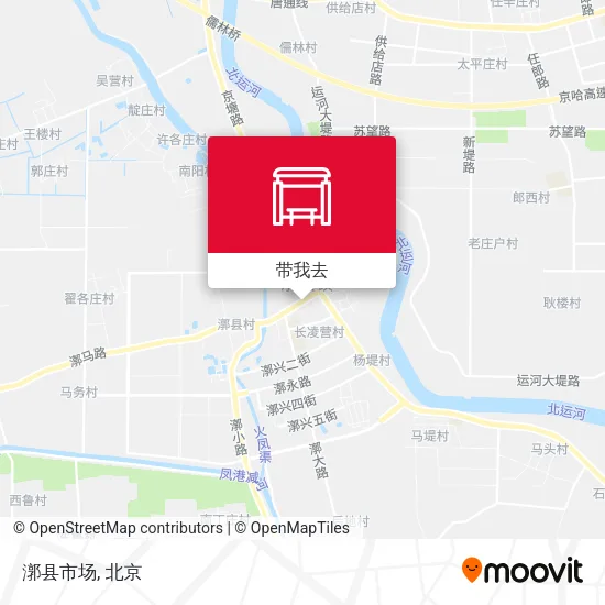 漷县市场地图