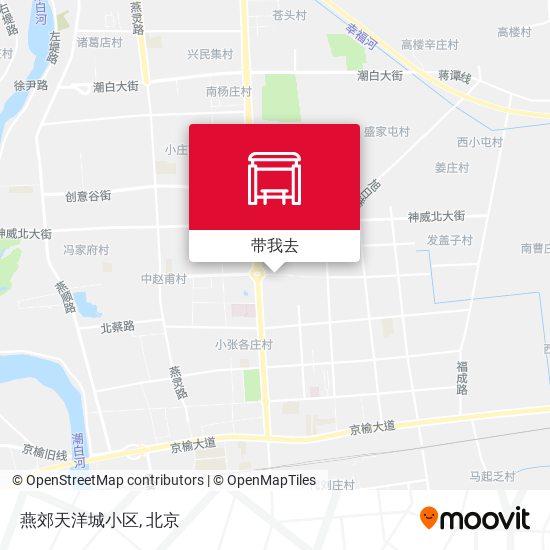 燕郊天洋城小区地图