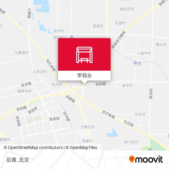后甫地图
