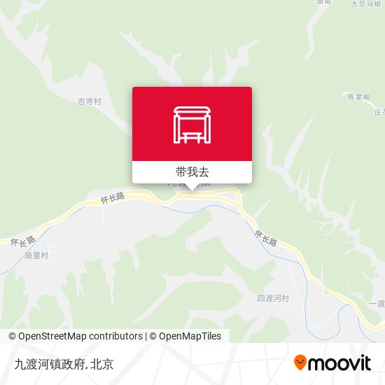 九渡河镇政府地图