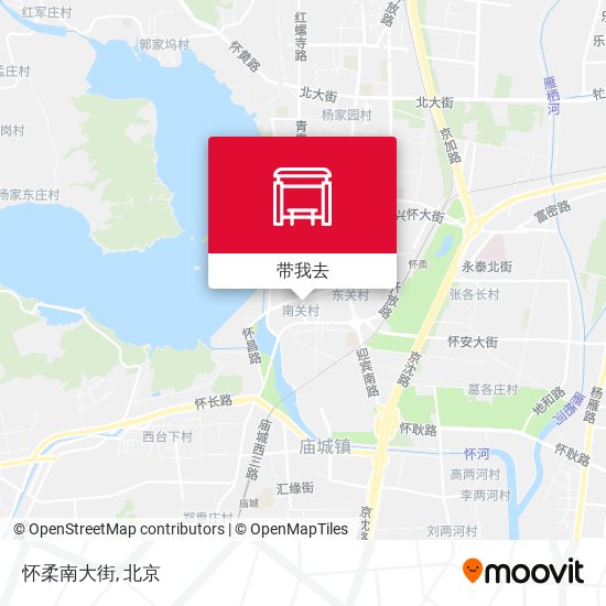 怀柔南大街地图