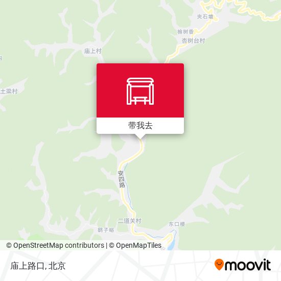 庙上路口地图