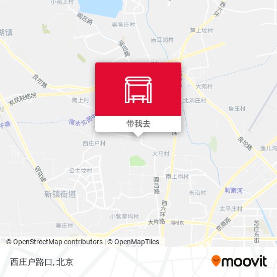 西庄户路口地图