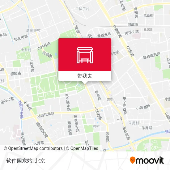 软件园东站地图
