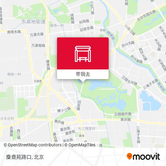 麋鹿苑路口地图