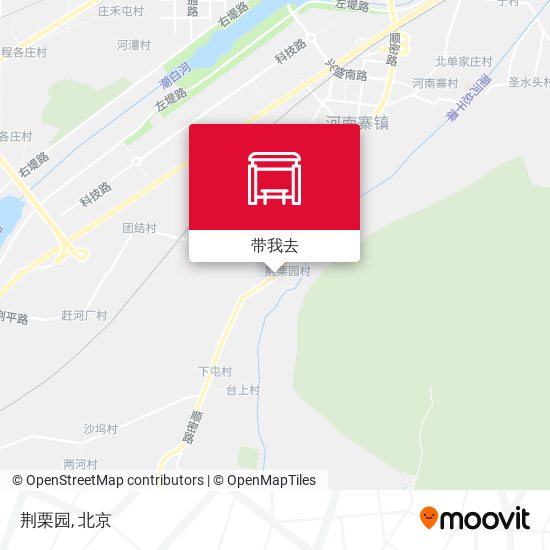 荆栗园地图