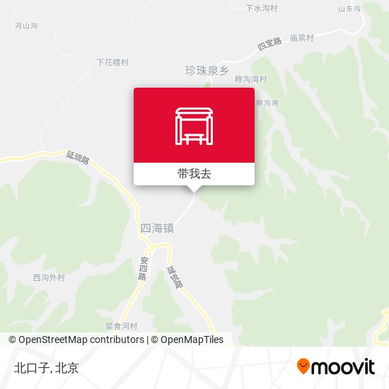 北口子地图