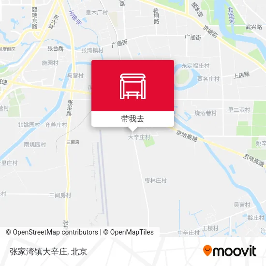 张家湾镇大辛庄地图