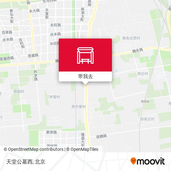 天堂公墓西地图