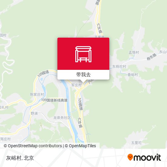 灰峪村地图