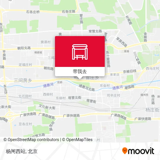 杨闸西站地图