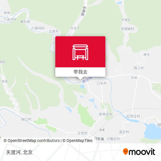 关渡河地图