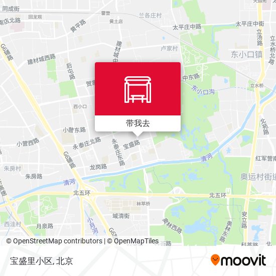 宝盛里小区地图
