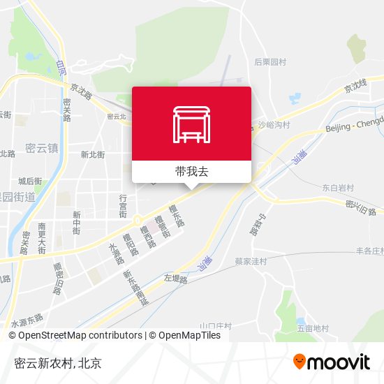 密云新农村地图