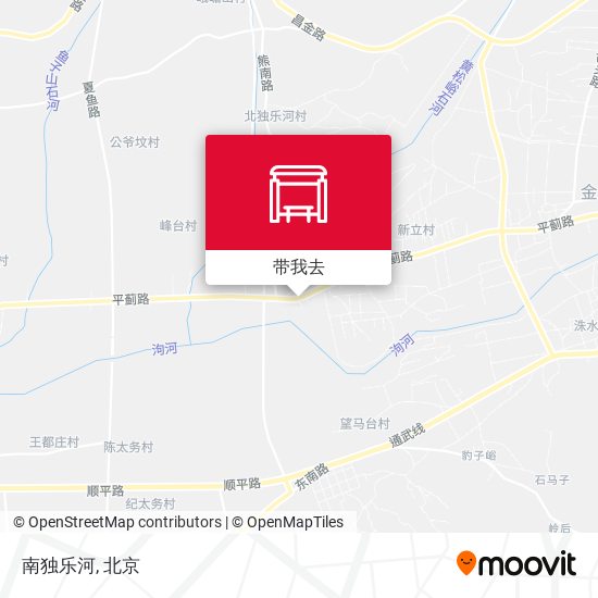 南独乐河地图