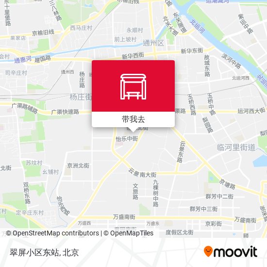 翠屏小区东站地图