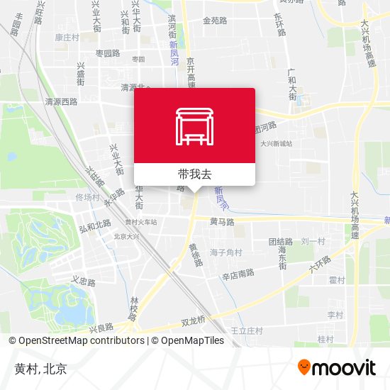 黄村地图