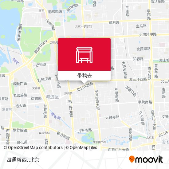 四通桥西地图