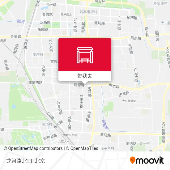 龙河路北口地图