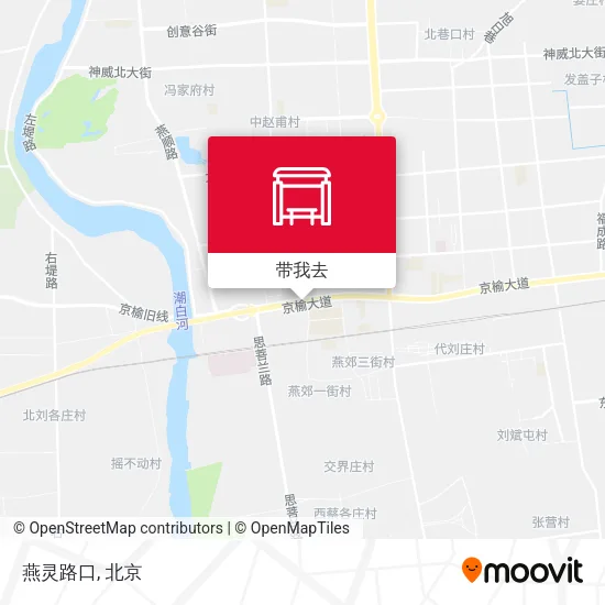 燕灵路口地图