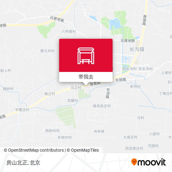 房山北正地图