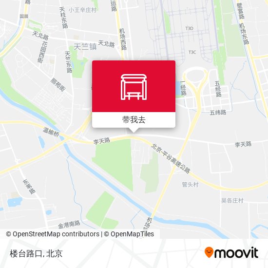 楼台路口地图