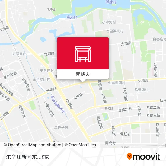 朱辛庄新区东地图
