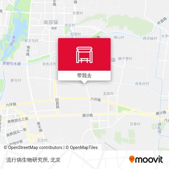 流行病生物研究所地图