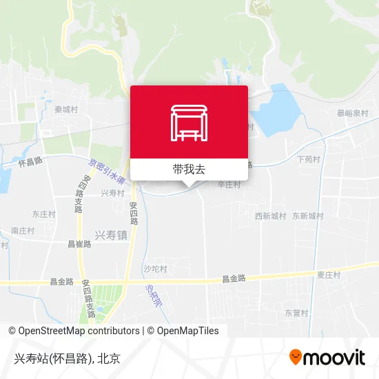 兴寿站(怀昌路)地图