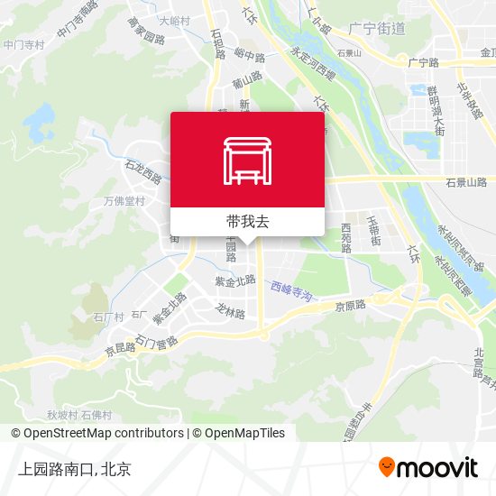 上园路南口地图