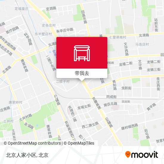 北京人家小区地图