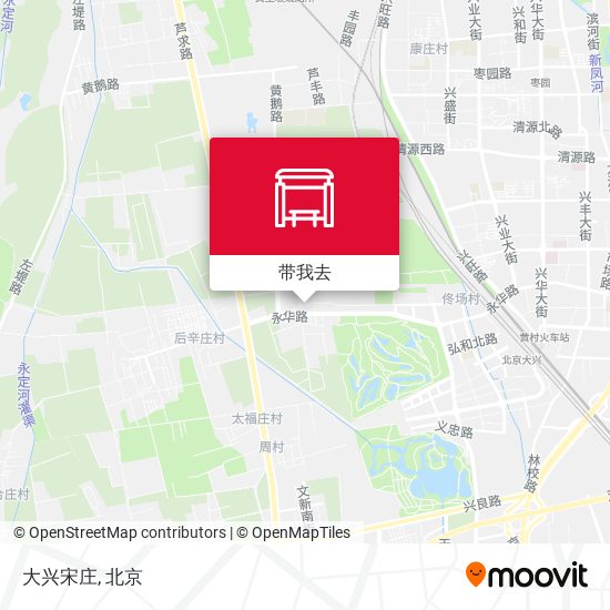 大兴宋庄地图