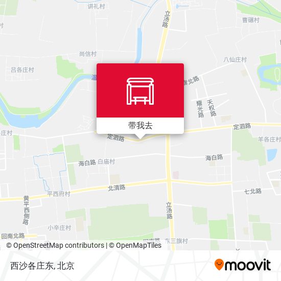 西沙各庄东地图