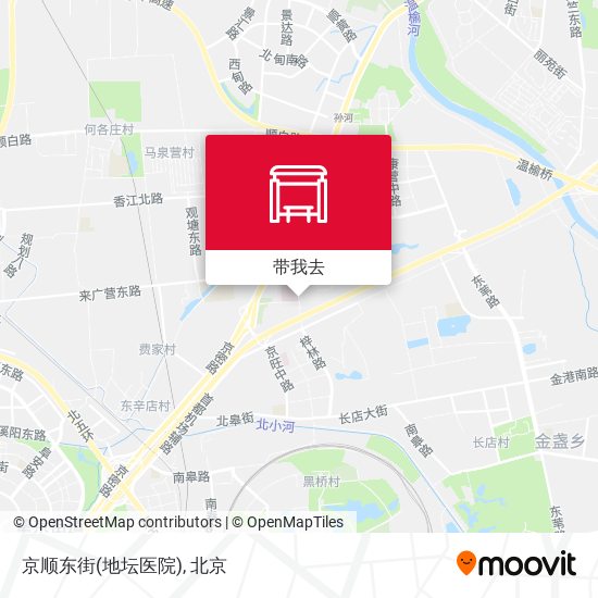 京顺东街(地坛医院)地图