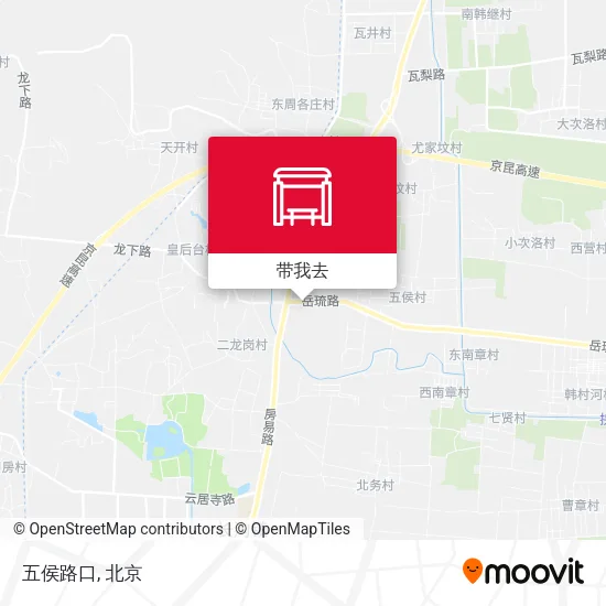 五侯路口地图