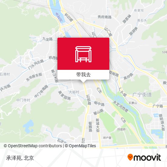 承泽苑地图