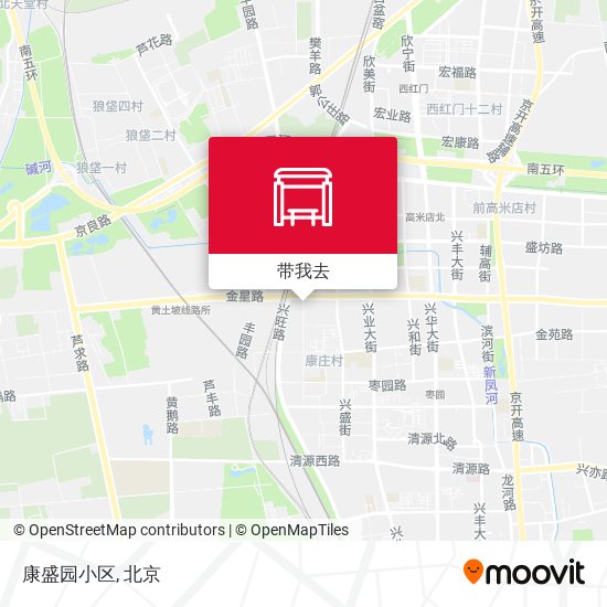 康盛园小区地图