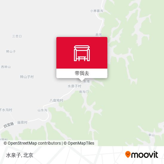 水泉子地图