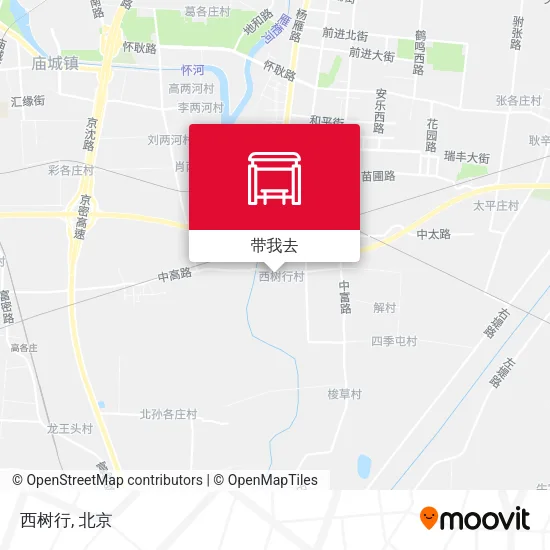 西树行地图