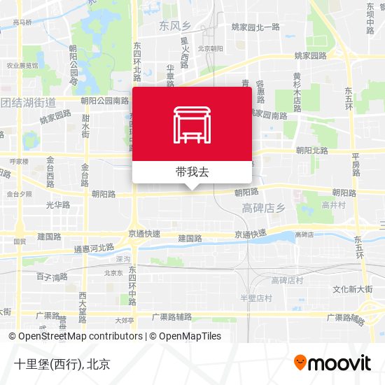 十里堡(西行)地图