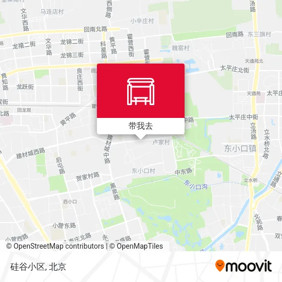 硅谷小区地图