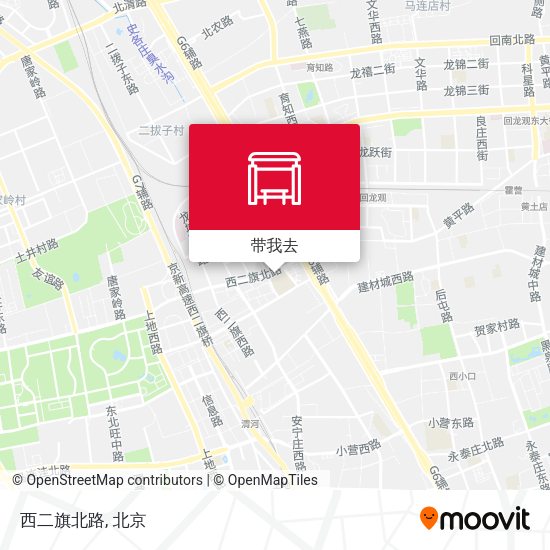 西二旗北路地图