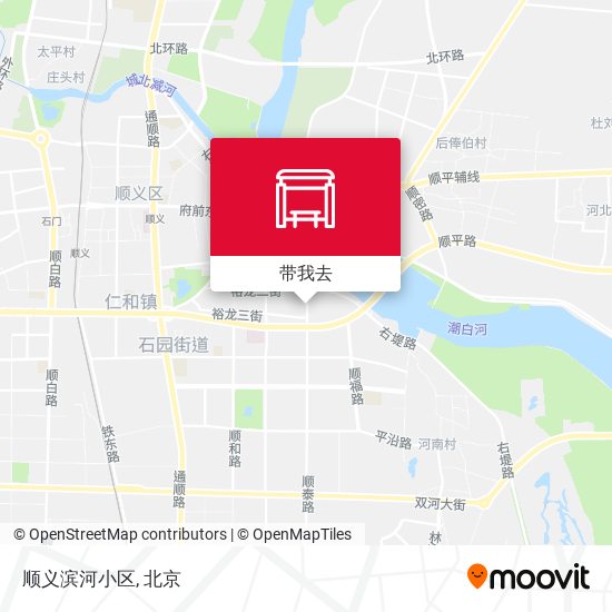 顺义滨河小区地图
