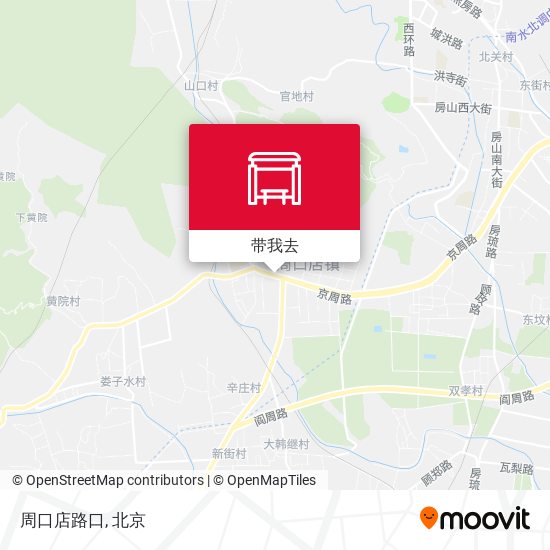 周口店路口地图