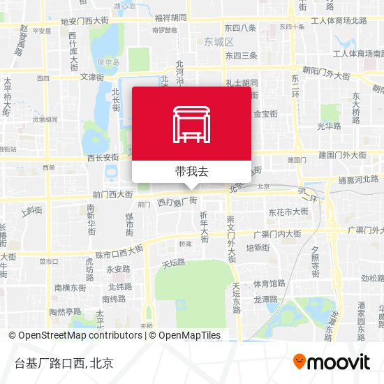 台基厂路口西地图