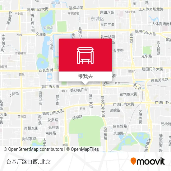 台基厂路口西地图