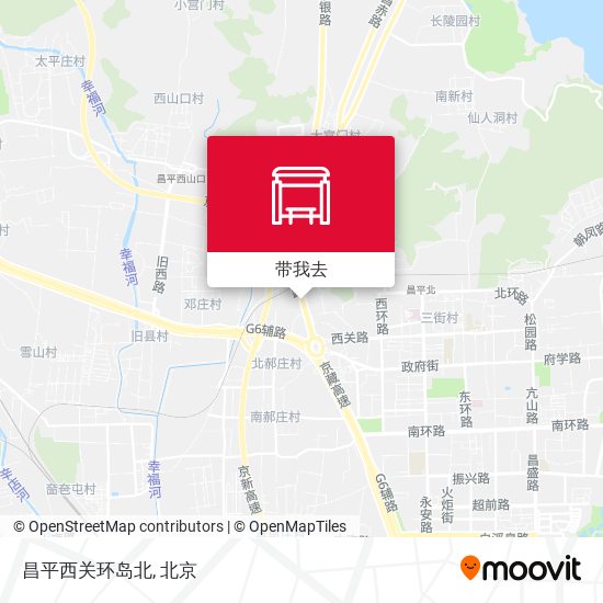 昌平西关环岛北地图