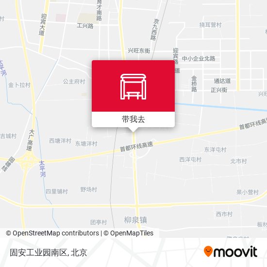 固安工业园南区地图