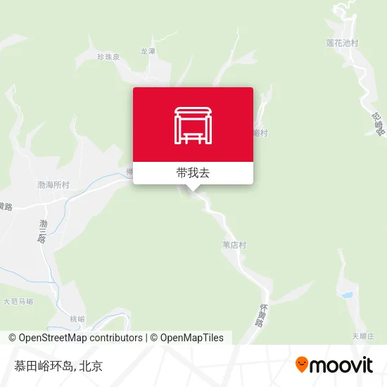 慕田峪环岛地图