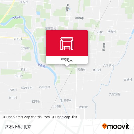路村小学地图